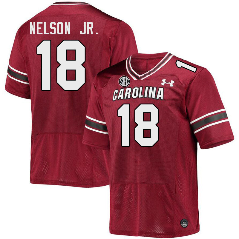 Men #18 Keenan Nelson Jr. South Carolina Gamecocks 2023 College Football Jerseys Stitched-Garnet